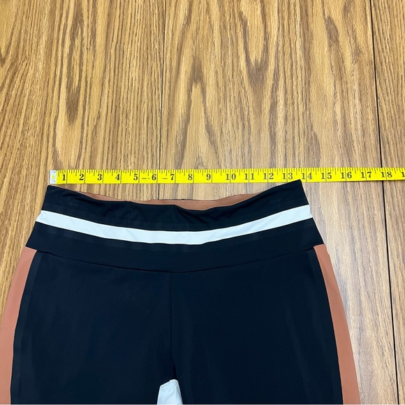 VAARA Flo Tuxedo Leggings in Black, White, and Tan - Picture 7 of 11